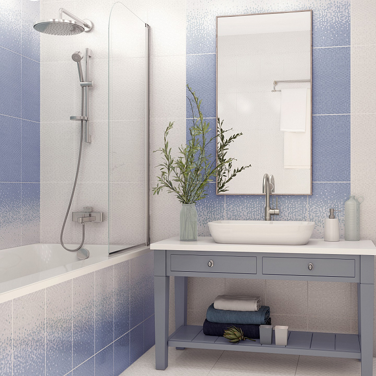 10100001092 На стену Лейла Голубой низ 02 25х40 - фото 6