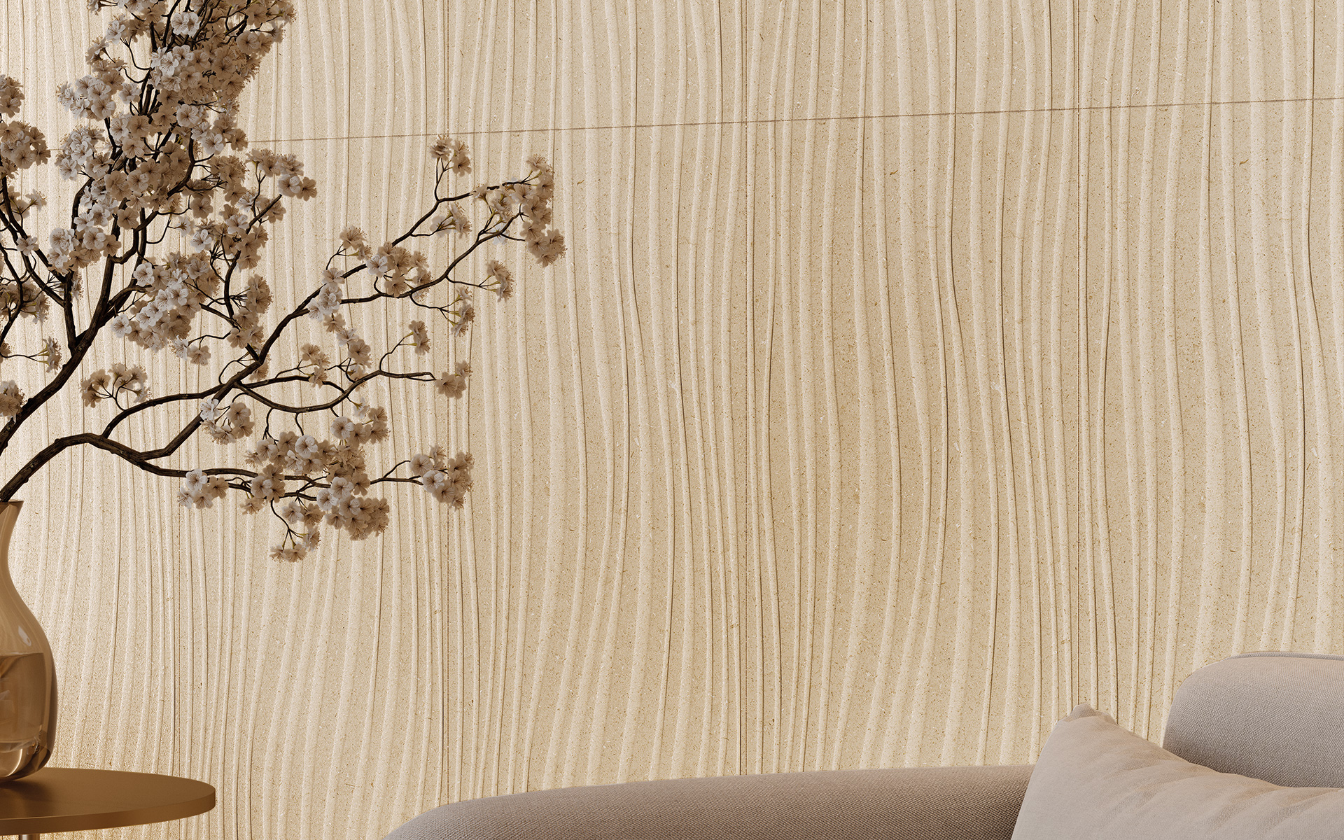 8929994 На пол Victorian Stone Moon Cream Natural Plus 120x60 - фото 7