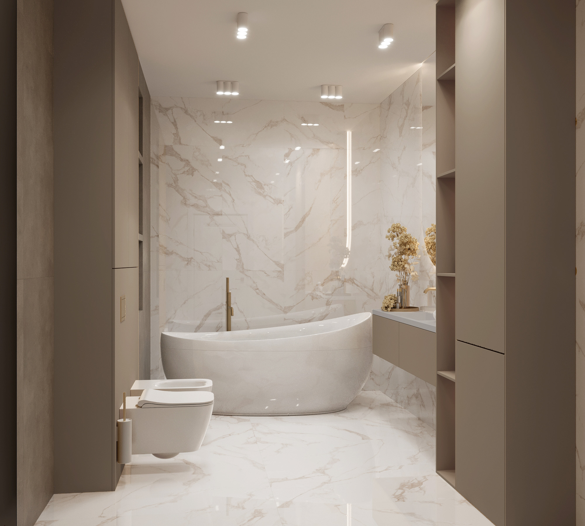 FP1006-A На пол Calacatta Oro 60x120 - фото 11