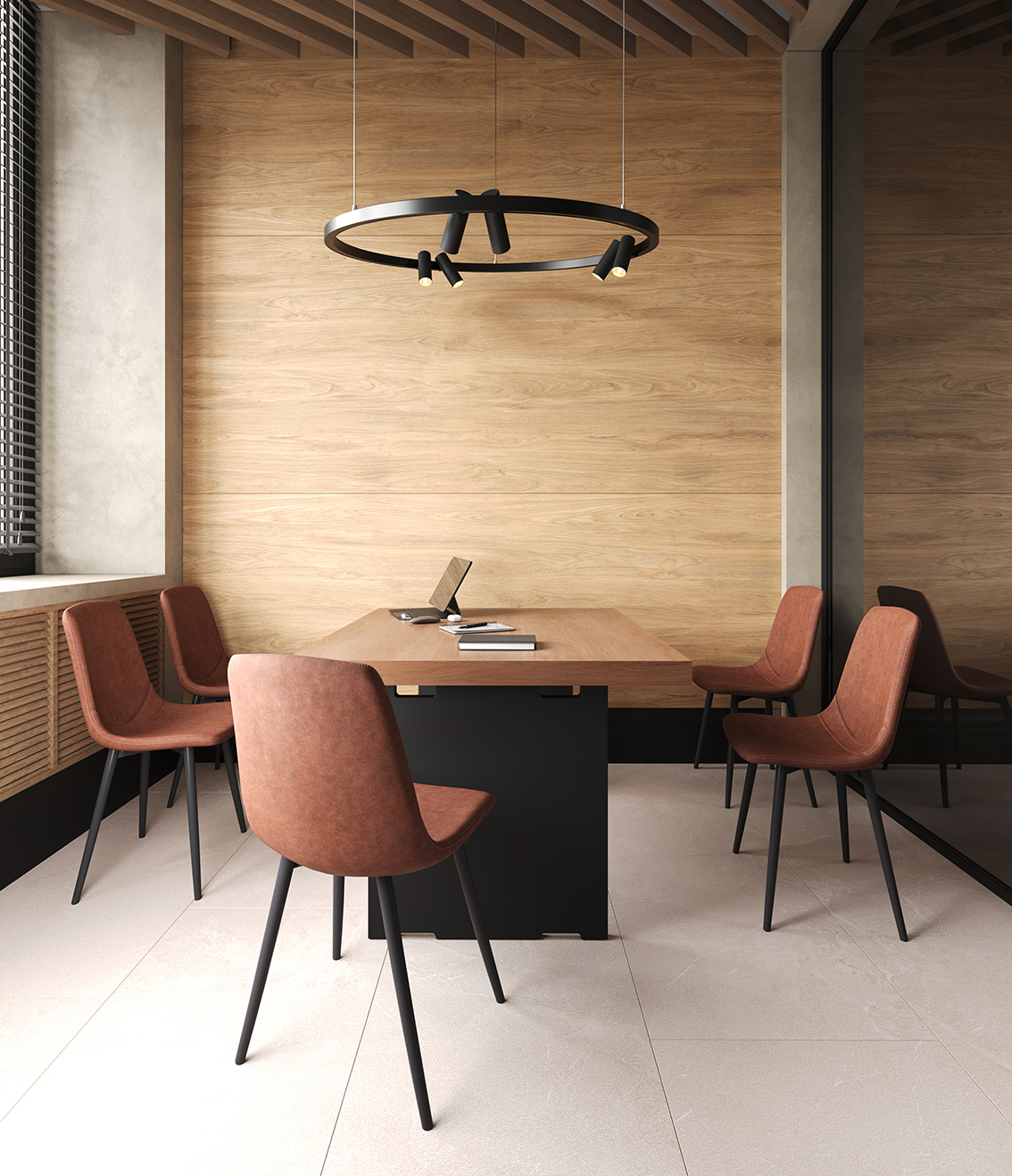 На пол Matt Black Bonanza Sahara Microcid 2800х1200х6 - фото 9