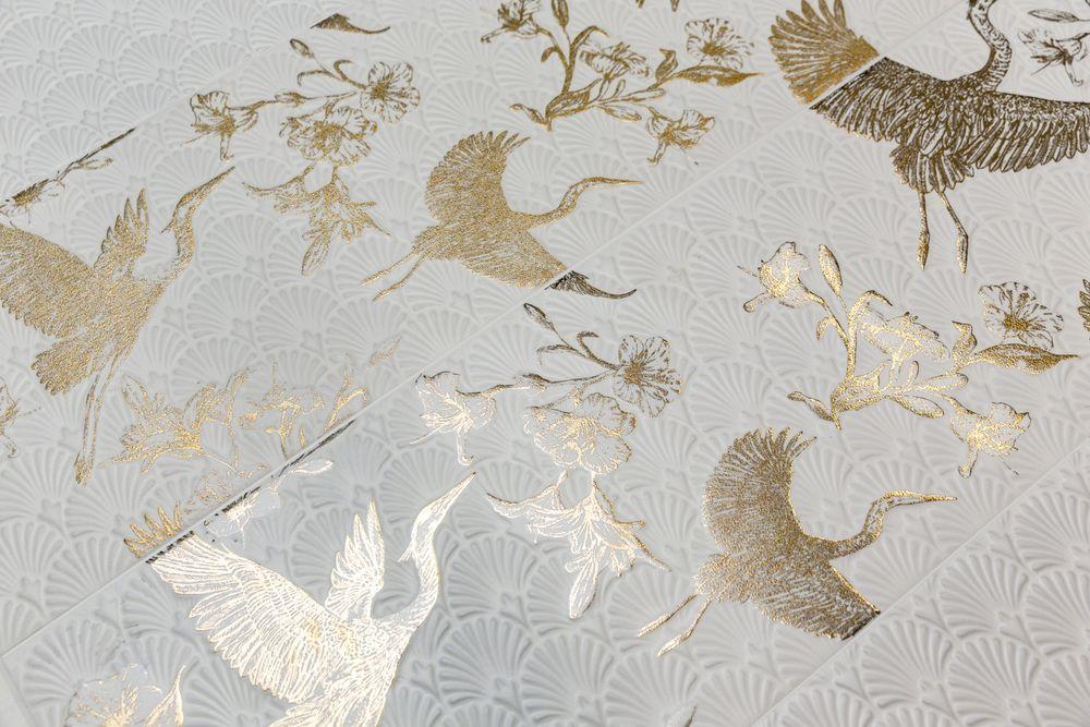 12154R На стену Гарса Структура Белая Матовая Обрезная - фото 4