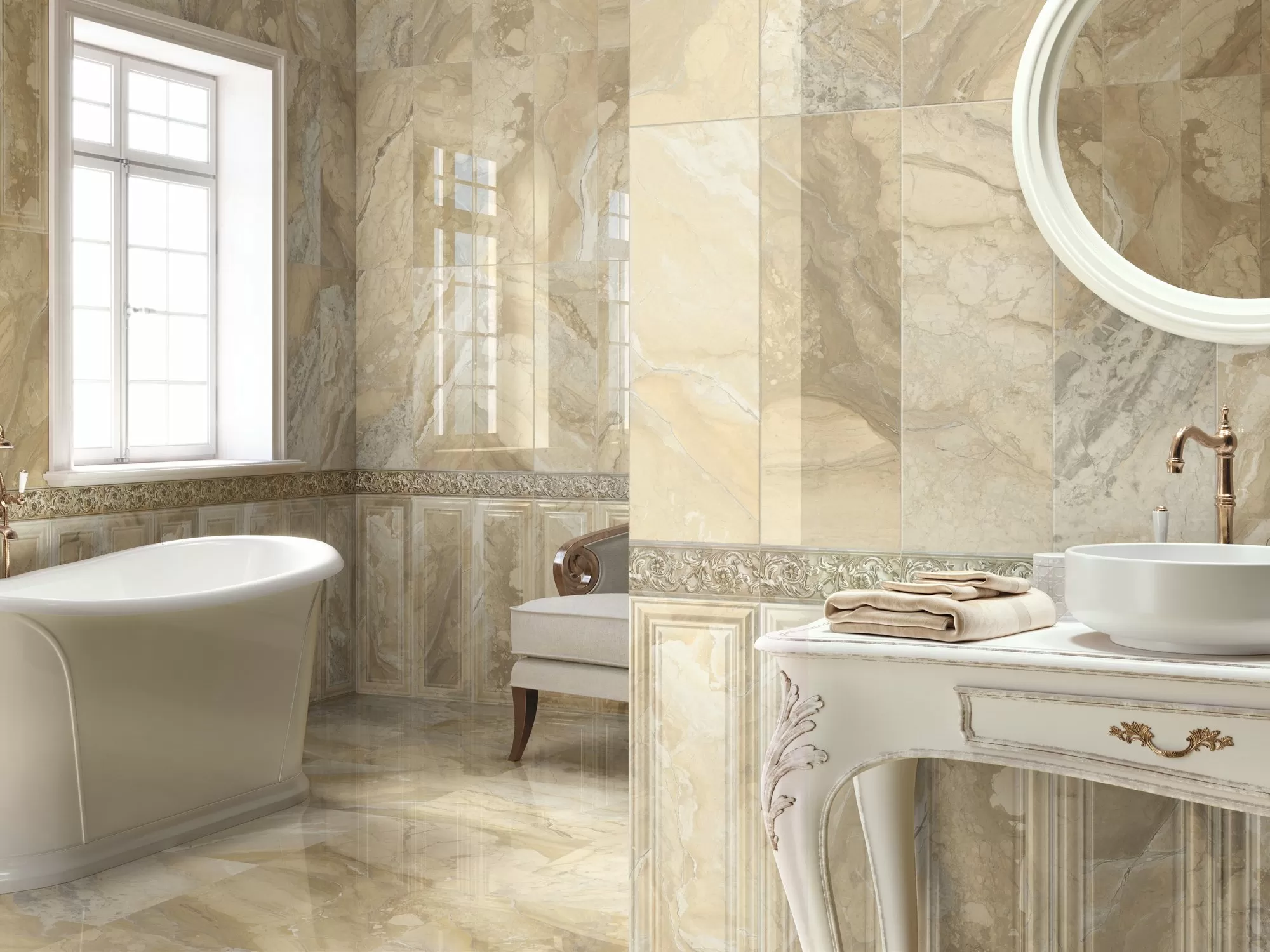 Декор Rex Roseton Noor Pearl x4 - фото 10