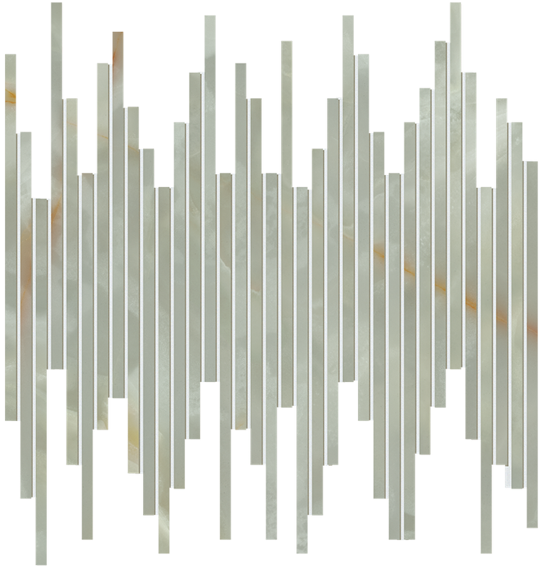 fRZ2 На стену Gemme Menta Tratti Mosaico Brillante 30x30