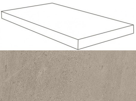 620070001136 Ступень Wise Silver Grey Scalino Angolare SX 33x60