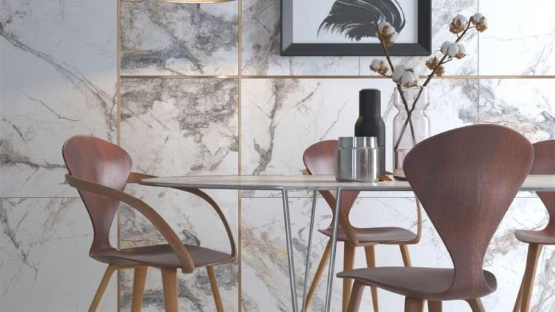 P19707.6 На пол Marble Panda Marble White Pol Rec Gl Por Tl Глазурованный - фото 3