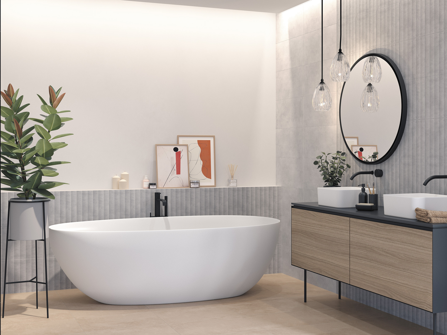 SO4R092 На пол Brooklyn Cерый 42x42 - фото 6