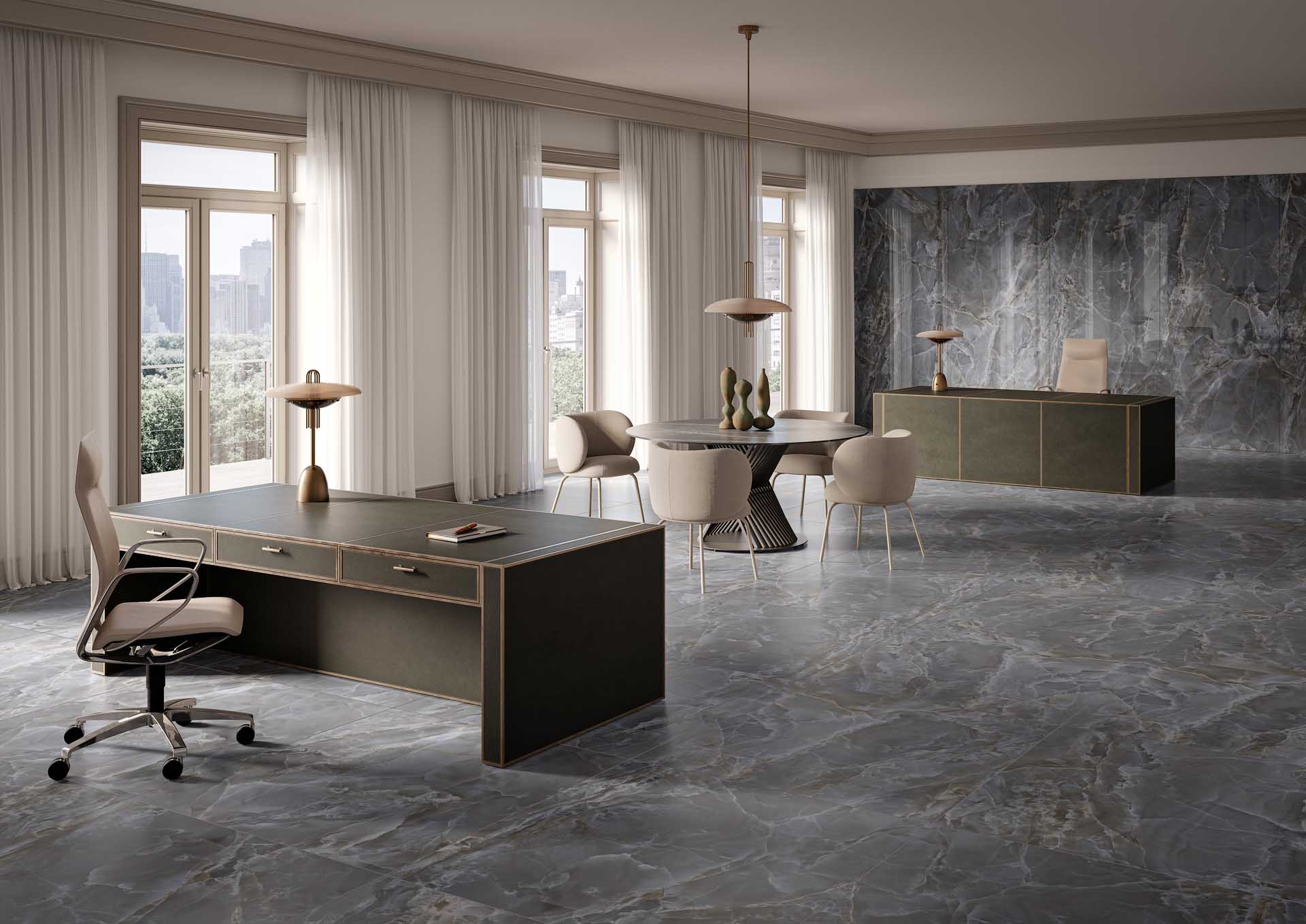 18570293 На пол Alabastri White Lucido 6mm 120x278 - фото 2