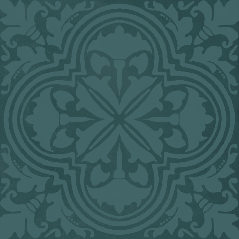 KMD3STA004BN Декор Фес Бирюзовый тёмный глянцевый 15x15x0.77 - фото 7