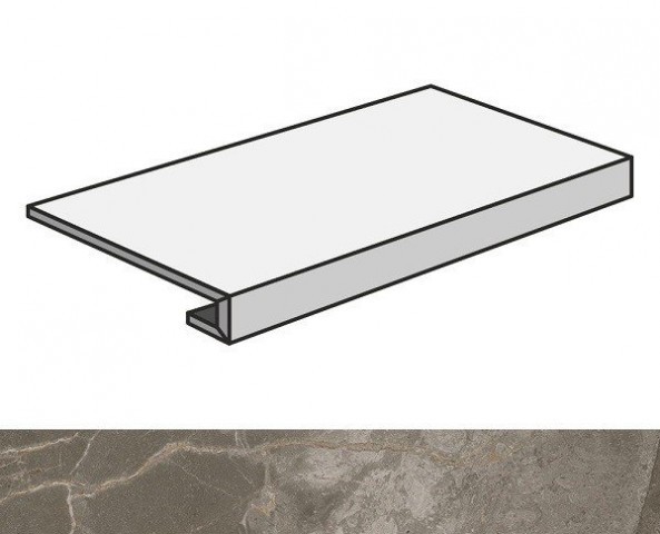 620070001777 Ступень Allure Grey Beauty Scalino Frontale Lap 33x160