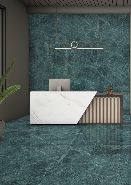 На пол Double Polished Nord Verde Luminous HG 2800х1200х6 - фото 5