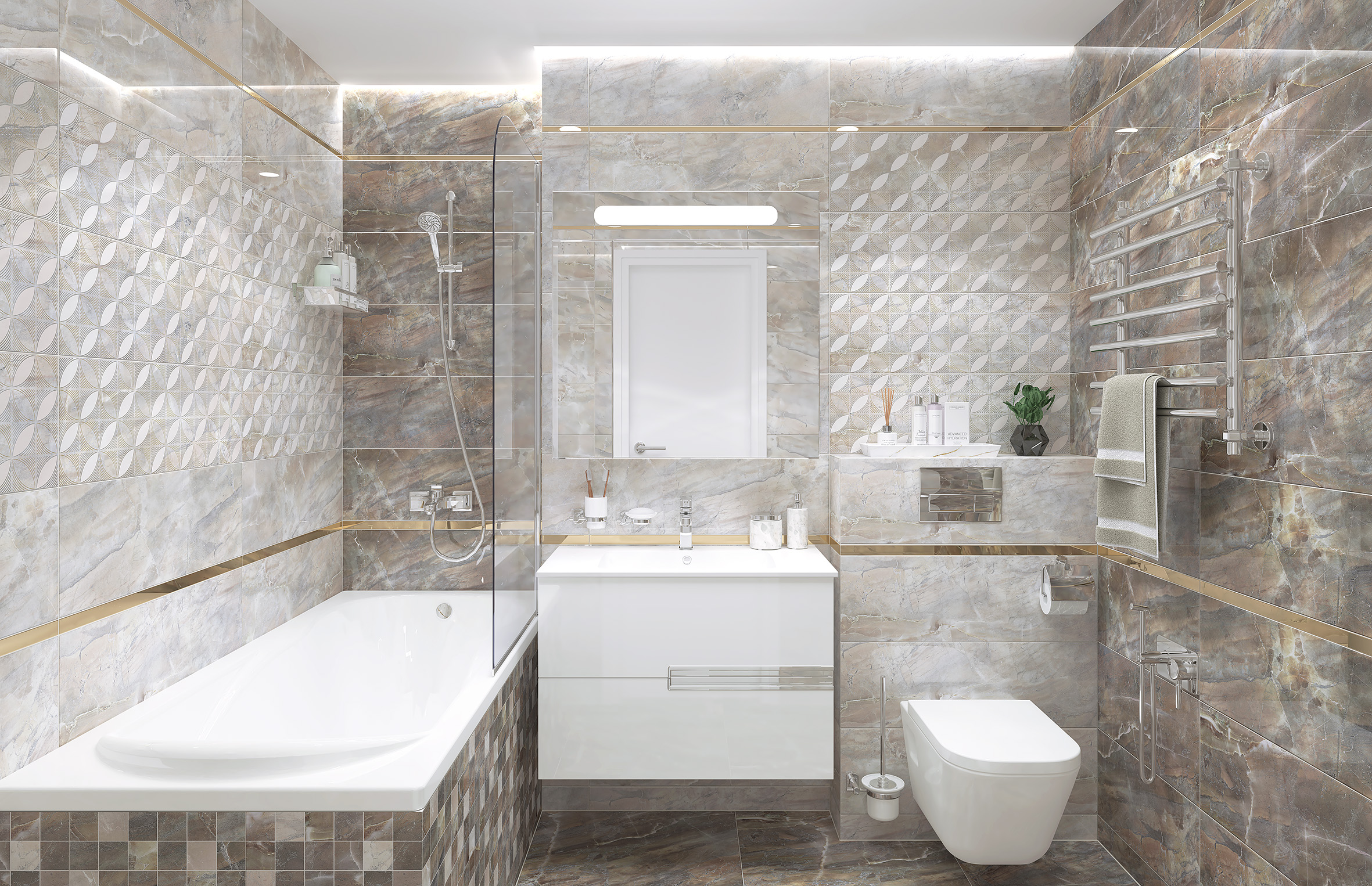 RI 0056 На пол Rich Коричневый 60х60 - фото 11