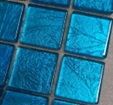 CR 0114 STR На пол Crystal Фольгированная бирюзовая 30x30