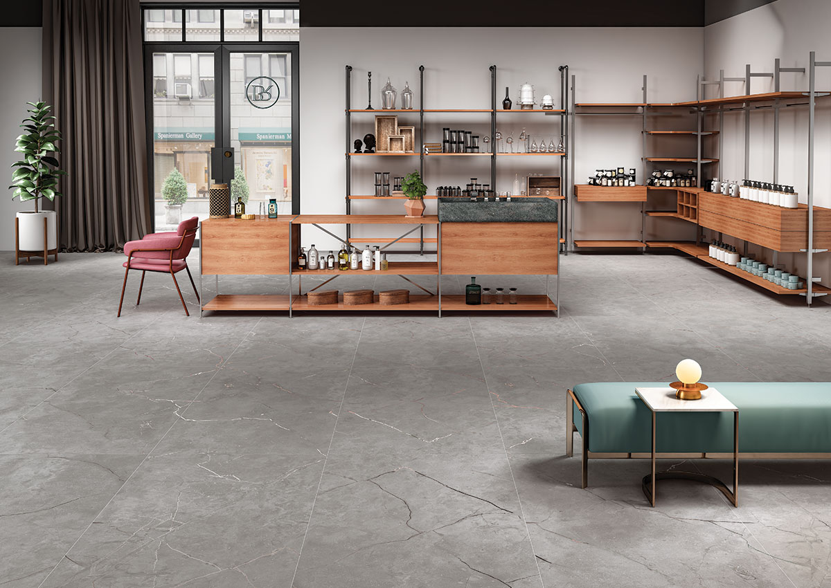 На пол Corton Grigio Matt Carving 60x120 - фото 6