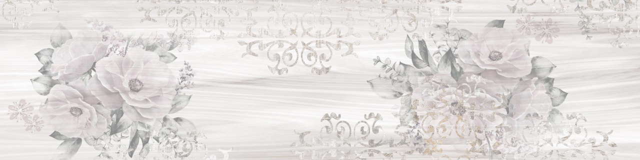 781474 Декор Жаклин Серый светлый микс