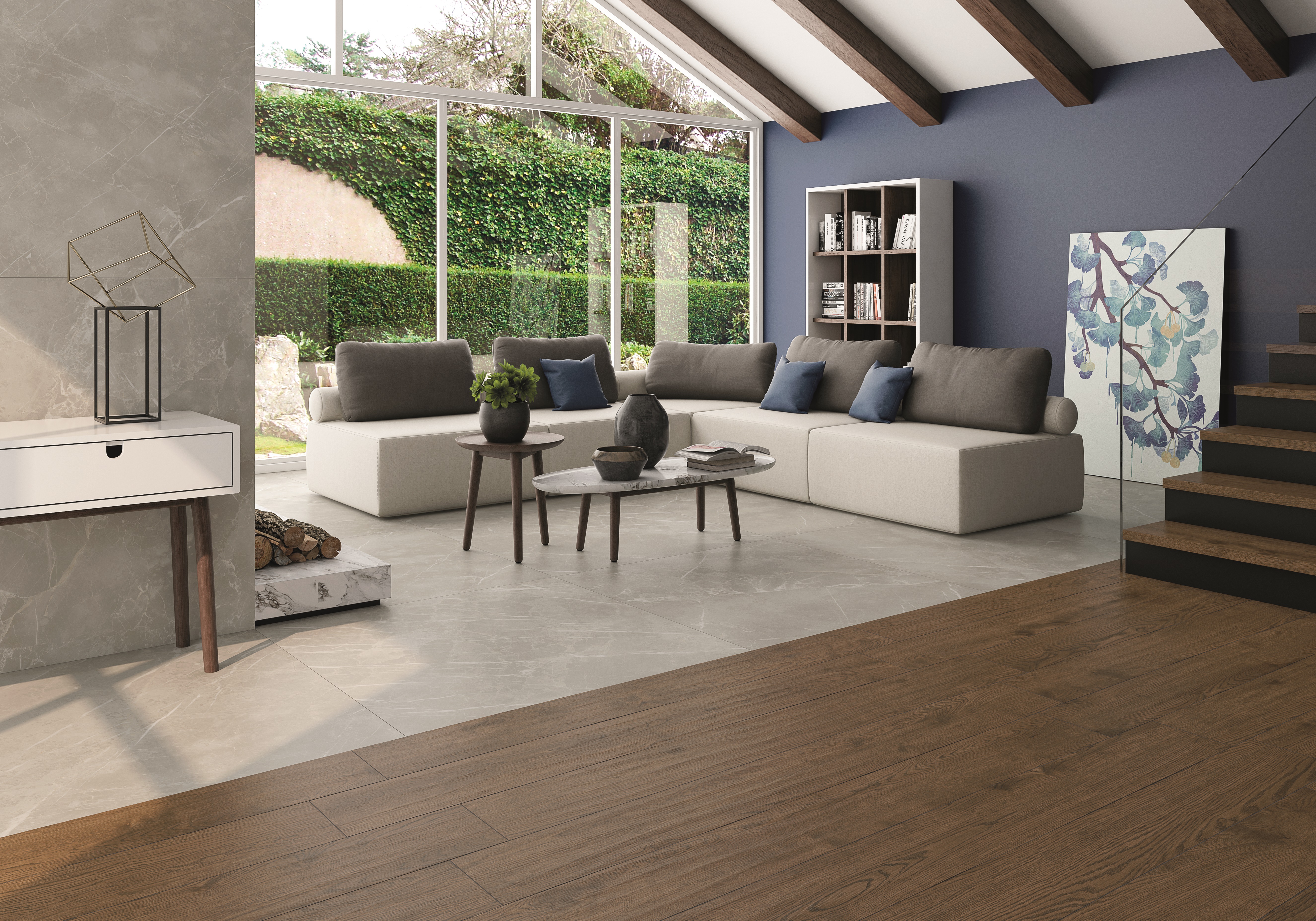 На пол Cromat Piave Argent Leviglass 60x60 - фото 4