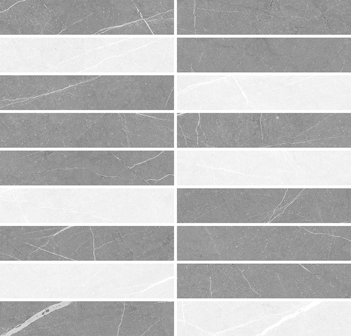 Декор Rubio Микс Серая - фото 2