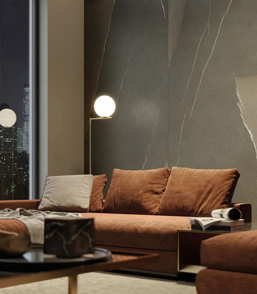 620110000156 Декор Metropolis Graphite Dark Mosaico Icon Натуральная - фото 65