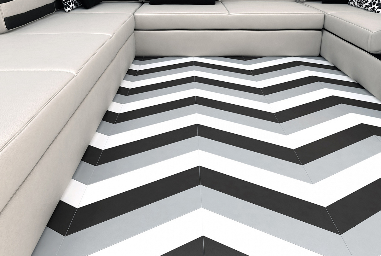 113932 На пол Floor Tiles Hexa Ice White Matt - фото 4