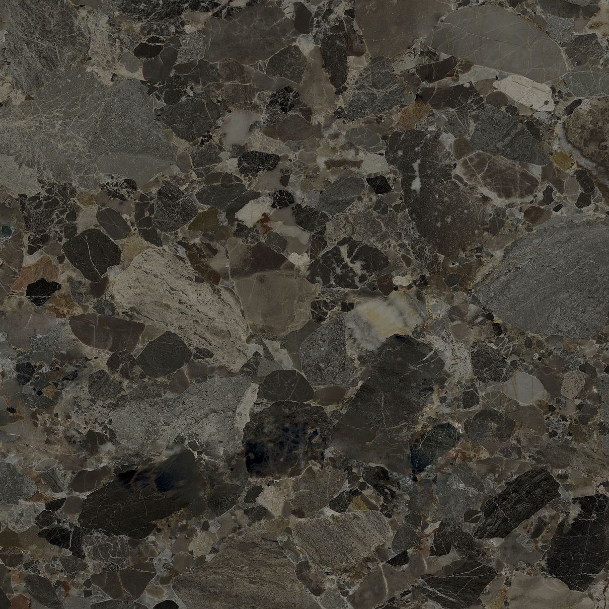 На пол Лонгфорд 5 черный 60х60 - фото 4