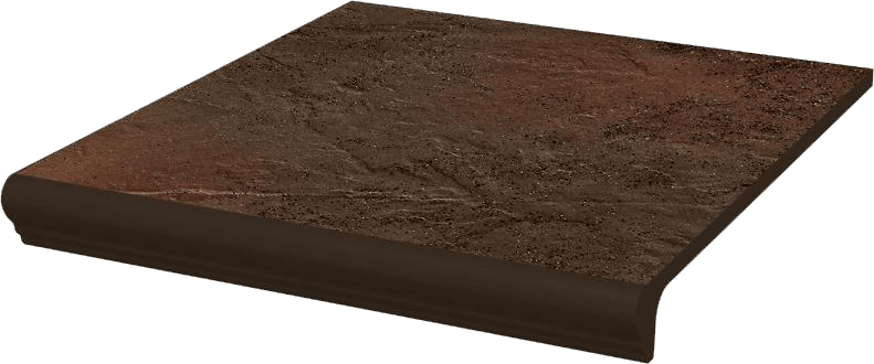 Ступень Semir Brown ступень простая с носиком структурированная 30x33