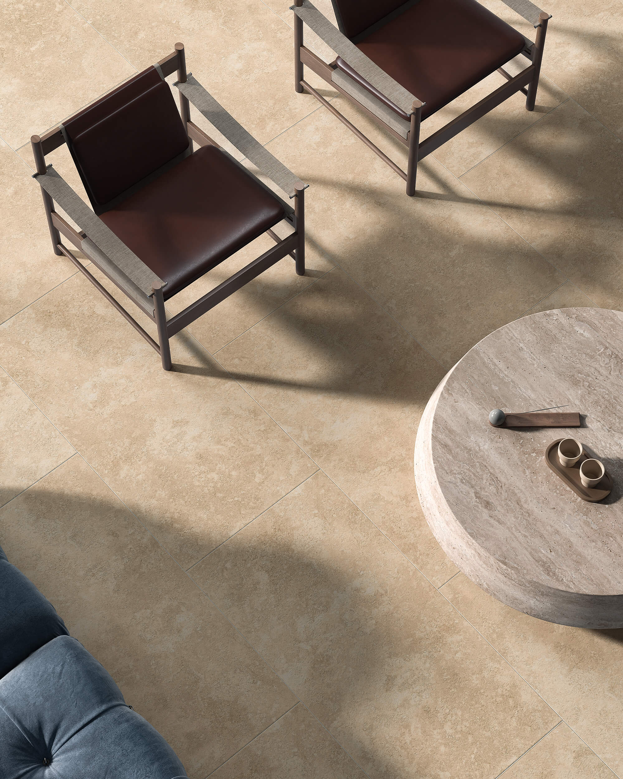 1183 На пол Stone Travertine Vein Royal Matt 120x60 - фото 140