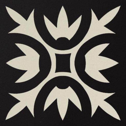 050N027D008 Декоративная вставка Метлахская плитка 050N027D008 Enc06 Roy 08 (Bau. Noi) 5x5