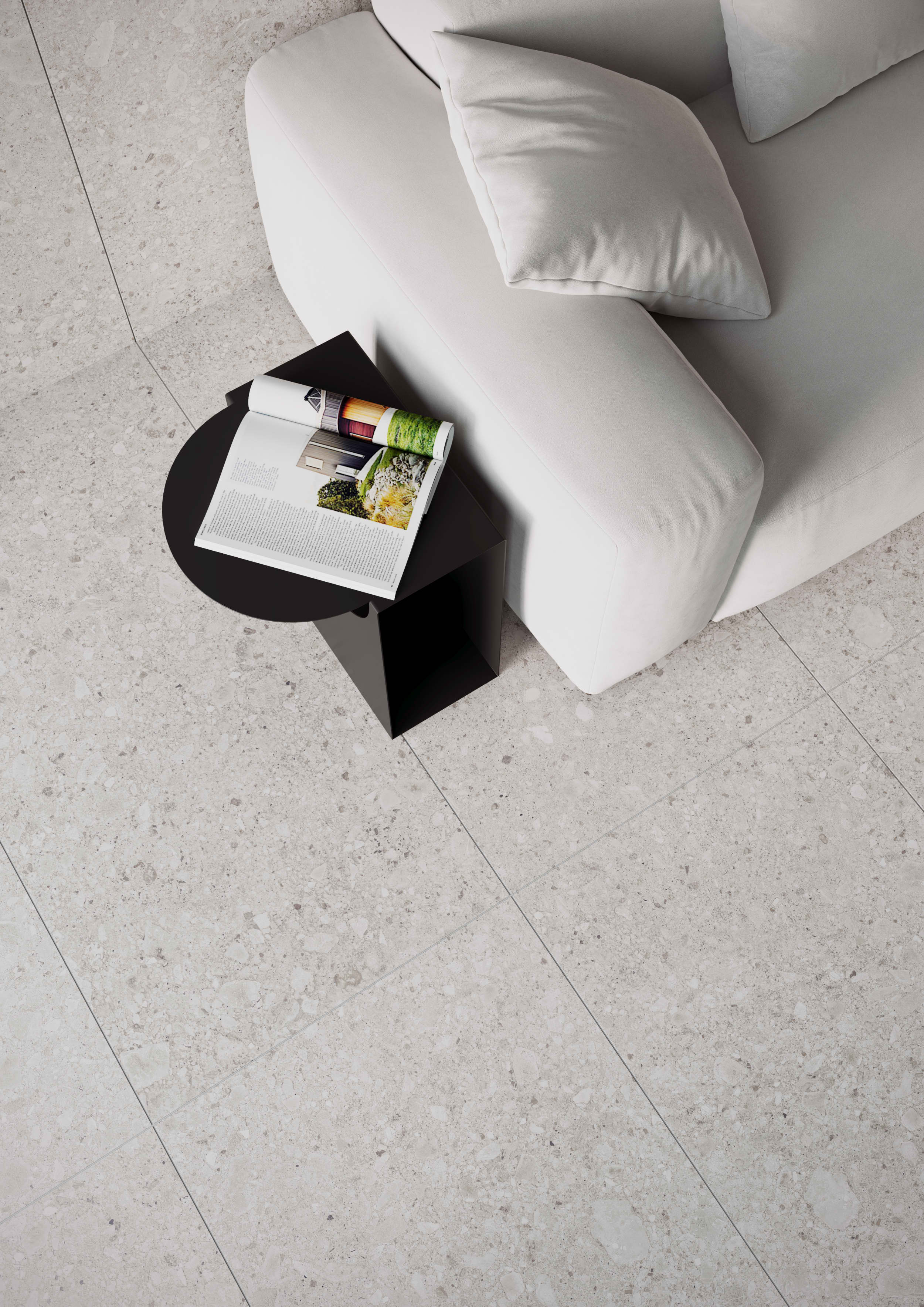 6493-0139 На пол Иней / Inei Белый 60х120 - фото 12