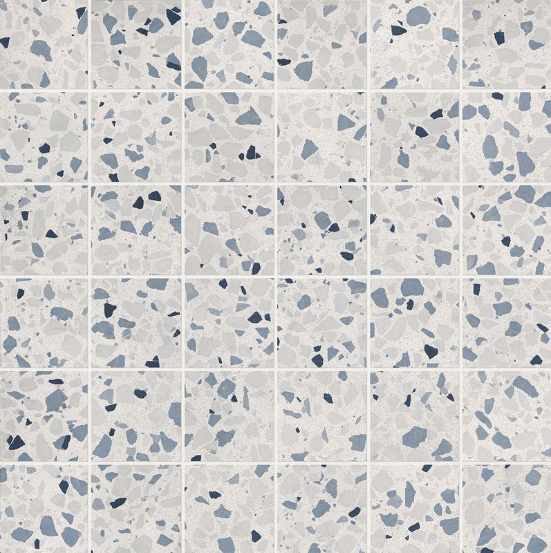 fRT9 На пол Glim Gemme Azzurro Macromosaico Matt 30x30