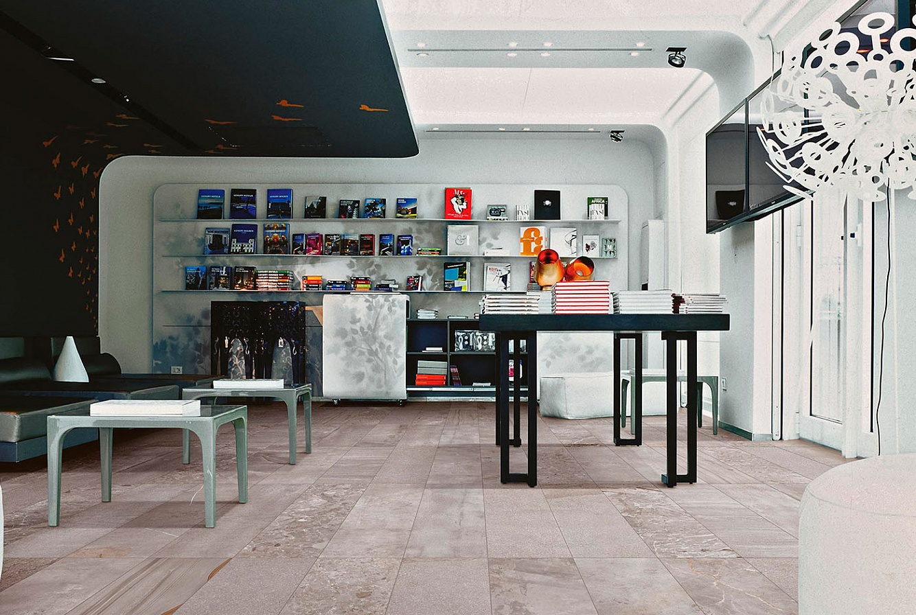 4100013 На пол Jumble Avorio 22.5x90 - фото 5