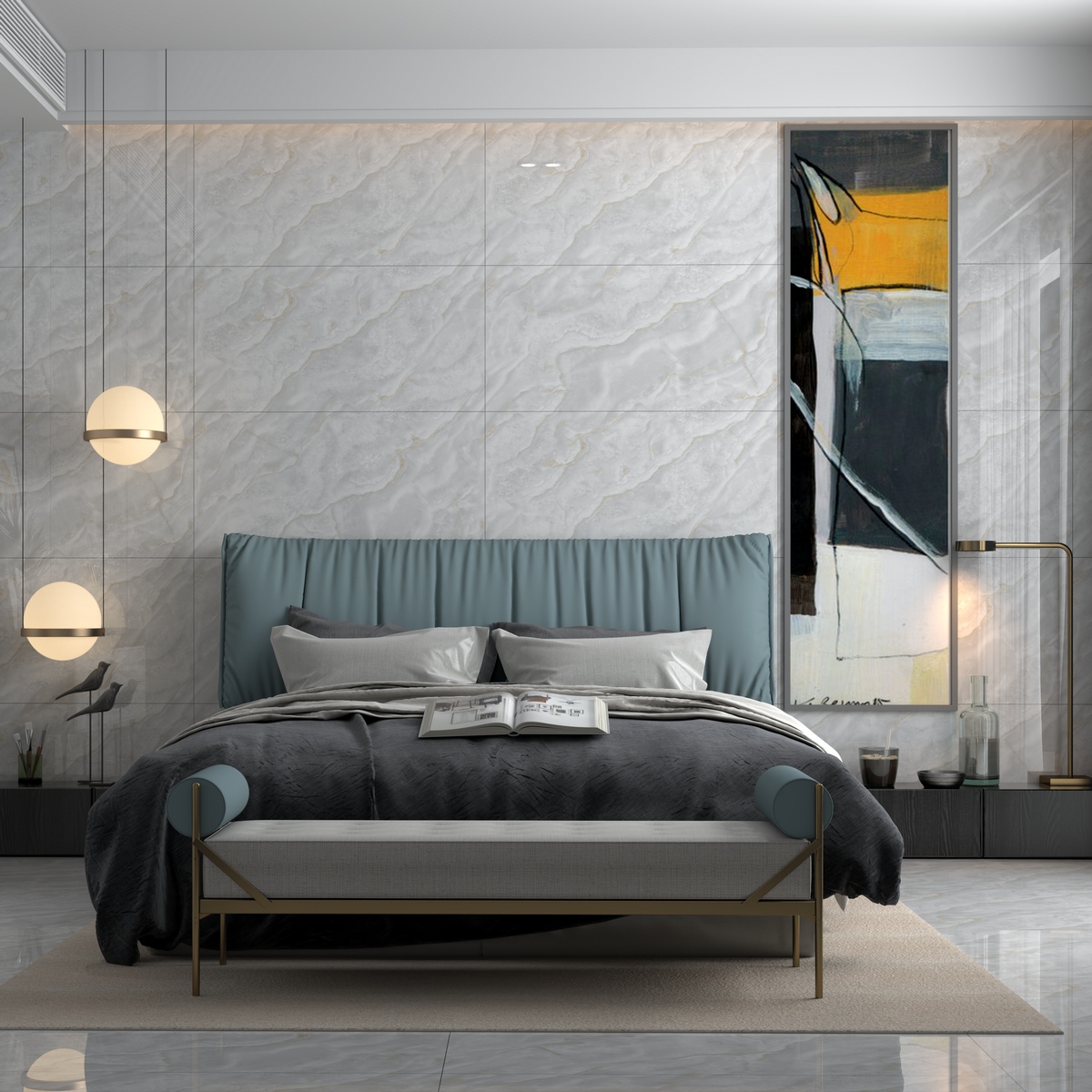 CV20306 На пол Onyx Bianco Polished 60x120 - фото 22