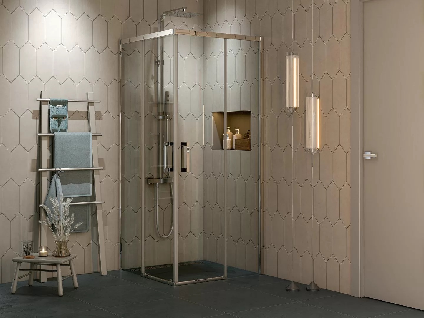 KM6060G0811R На пол Про Чементо Синий матовый обрезной 60х60x0.9 - фото 48