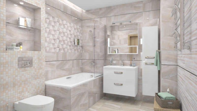 17-10-11-1186 На стену Diadema Бежевая Рельеф - фото 9