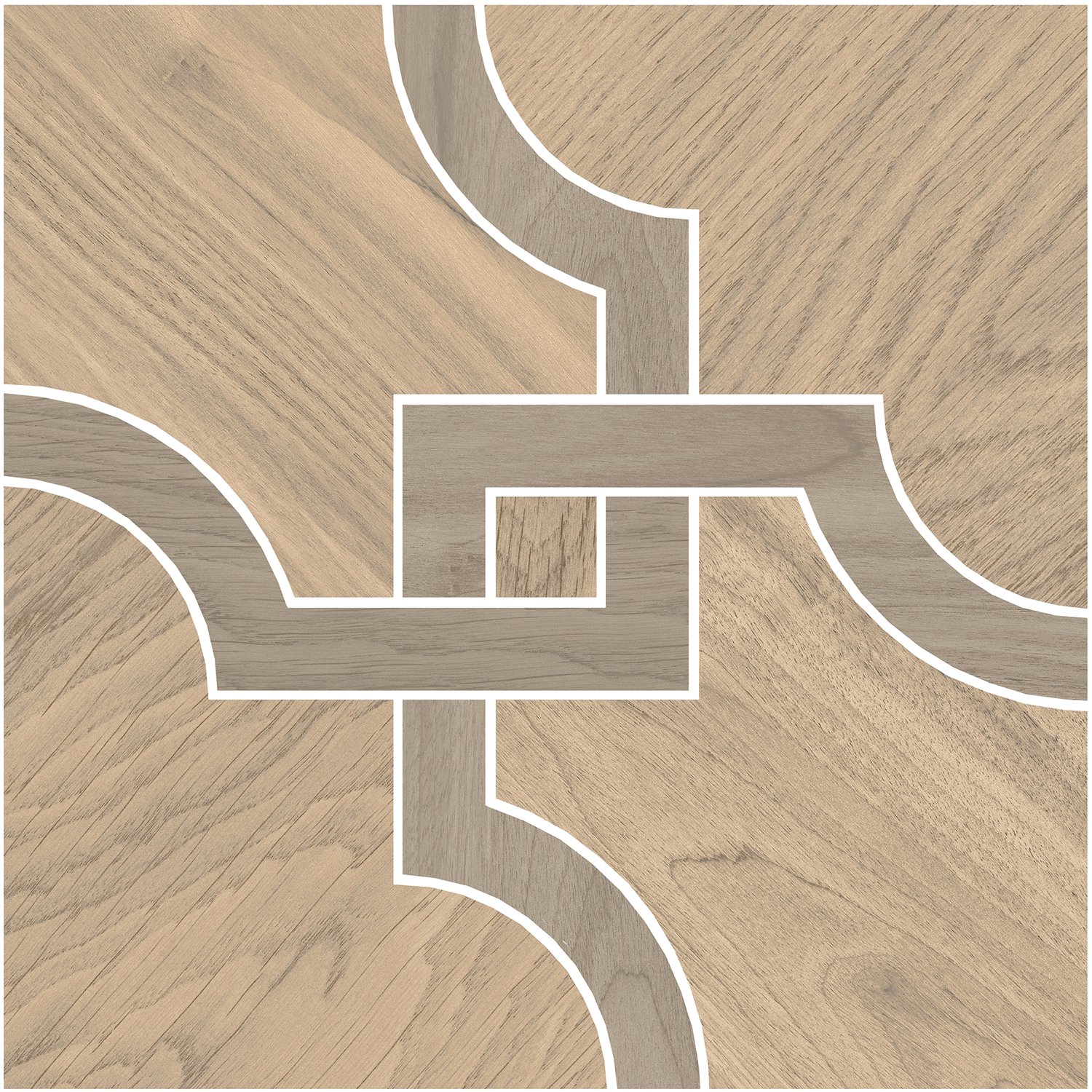 ID135 Декор Монтиони Наборный Матовый Натуральный 3 30x30 - фото 3