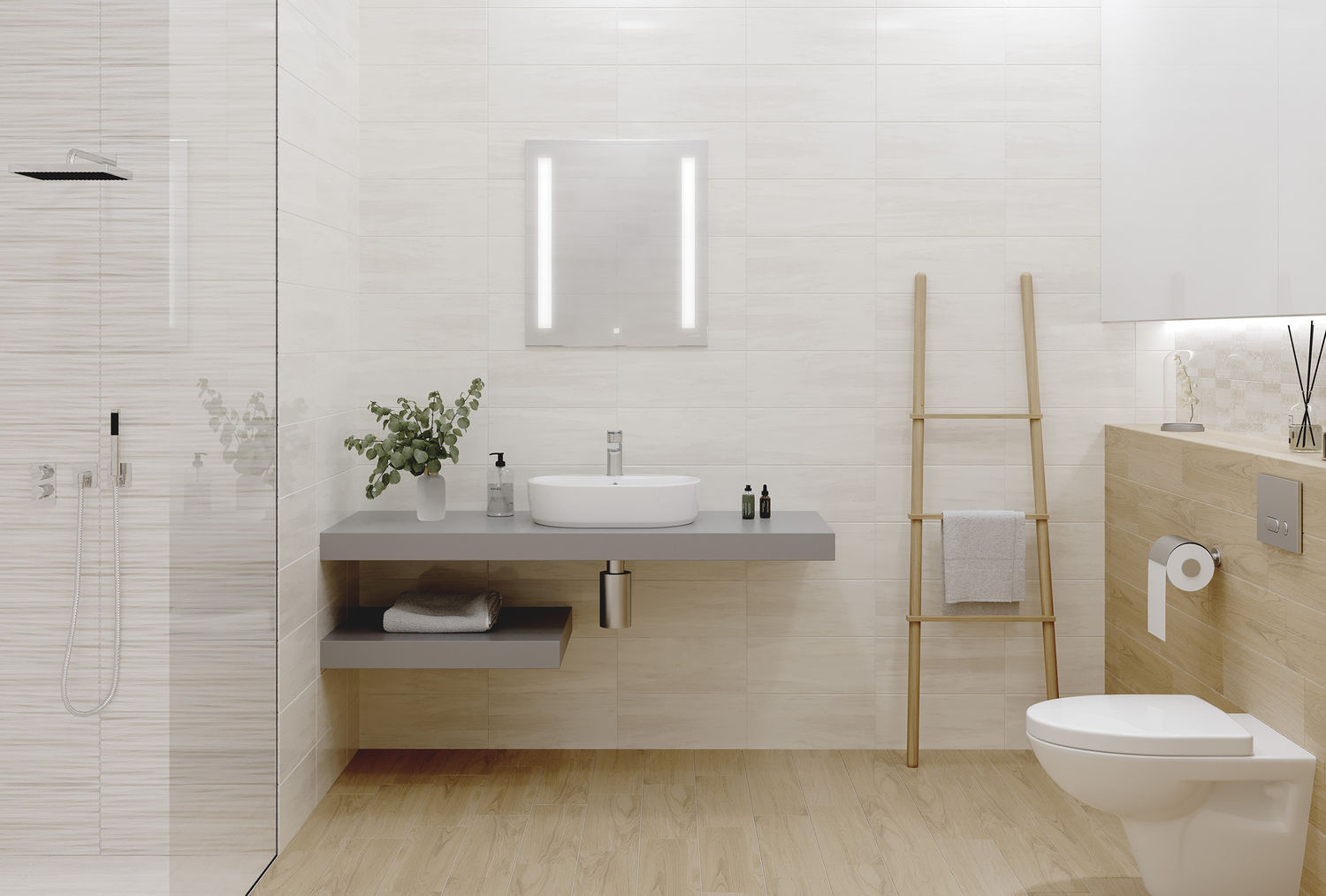 CV4M012 На пол Chesterwood Бежевый 18.5x59.8 - фото 14