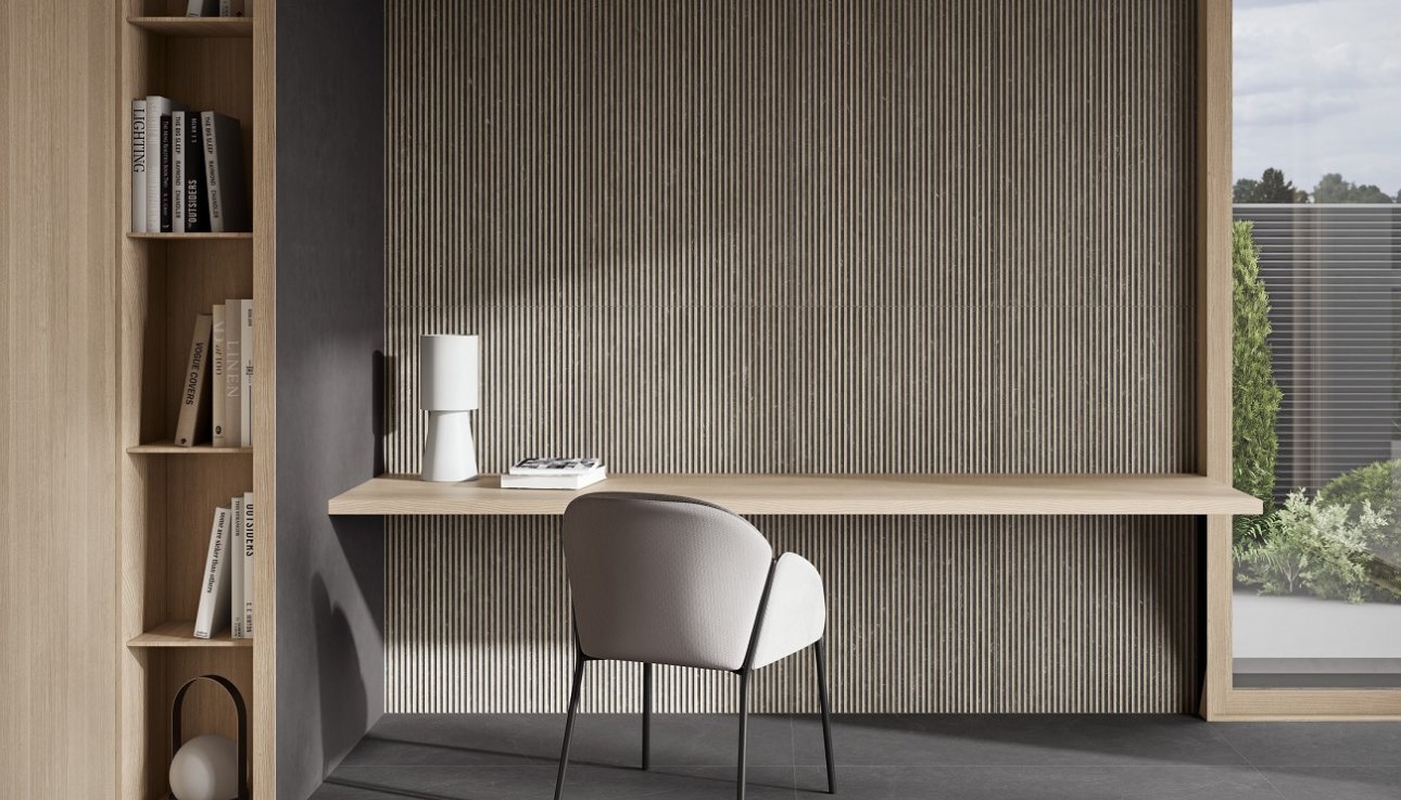 На стену Bari Slat Grey Matt 60x120 - фото 3