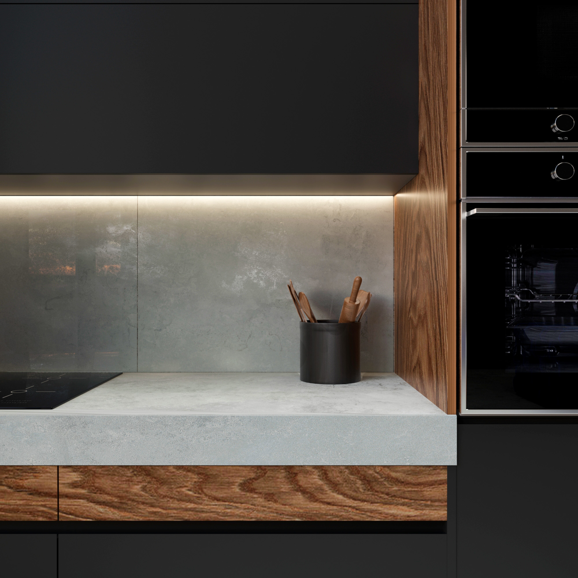 GI8002-A На пол Eragon Dark Grey Matt Glossy Ink 60x120 - фото 7