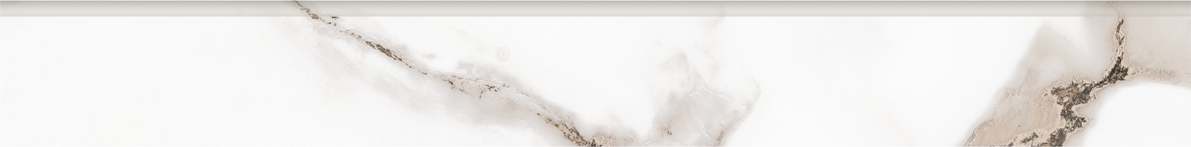 K-2001/MR/p01/76x1200x10 Плинтус Iceberg White 76x1200x10