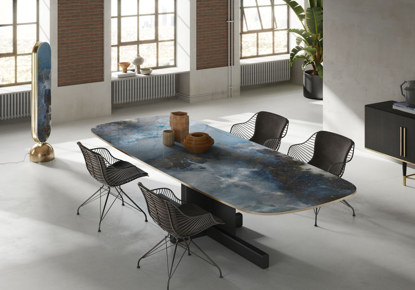 BEY7 На пол Onice OC05 Thunderstorm Polished 6mm 160x320 - фото 2