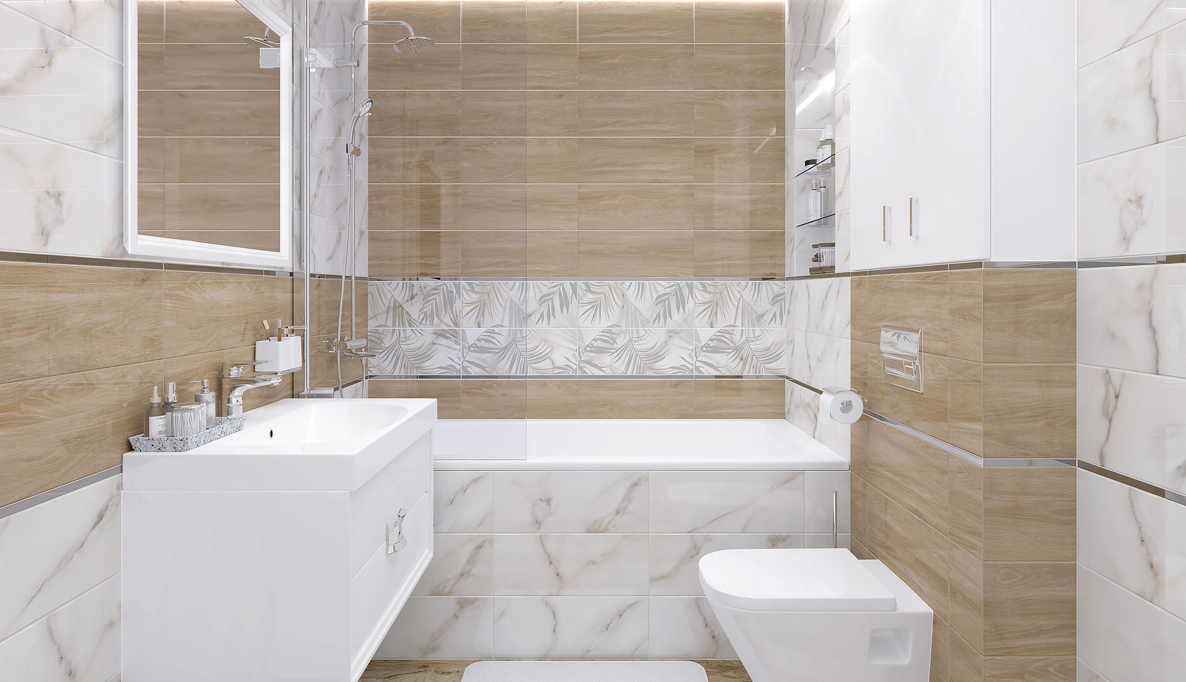 На пол Ivory Magnolia Бежевый - фото 3