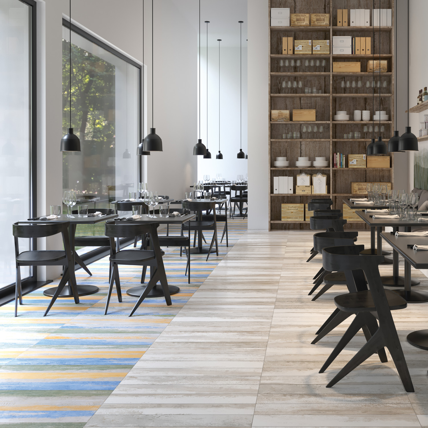 DD7323/AGI Декоративная вставка Колор Вуд Серый угол внутренний - фото 2