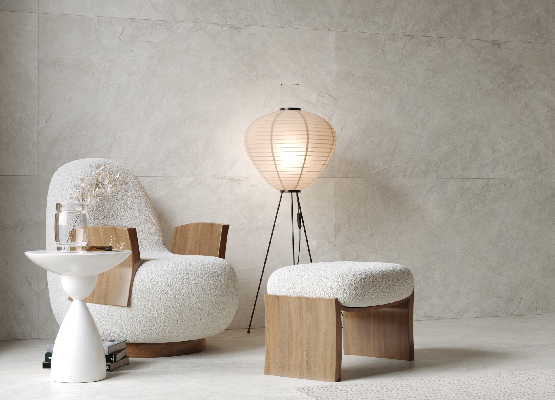 K-2210/SR/st01/300x600x9 Ступень Krater Light Grey SR 300x600x9 - фото 2