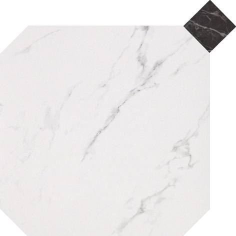 Декоративная вставка Marmoker Вставка Nero Creta Lucido - фото 2