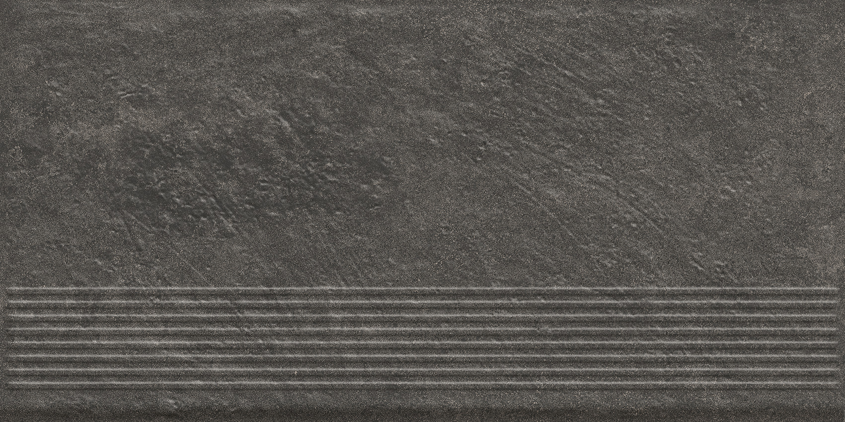 Ступень Carrizo Basalt Stopnica Prosta Struktura Mat B1a 30x60 - фото 5