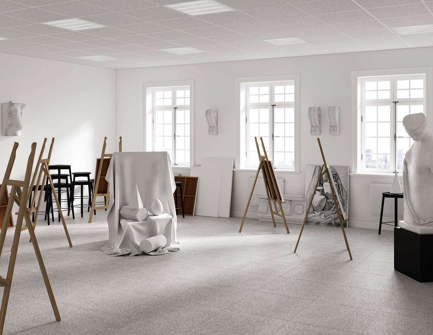 Set/Steptrade/CM02_NS/33x120/S1/Stripe/CM02_NS/14,5x120 Ступень Cosmos CM02 Beige неполированная прямоугольный бортик  подступенник 33x120 - фото 6