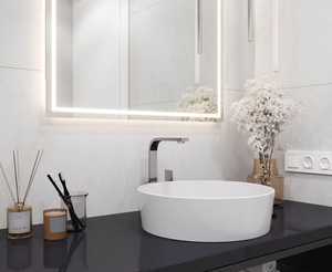 На пол Horison Blanco Светло-серый Матовый Карвинг 120x60 - фото 10