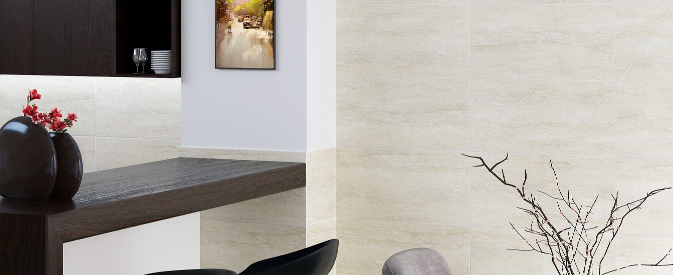 На пол Травертин GP кремовый 600x300 - фото 11