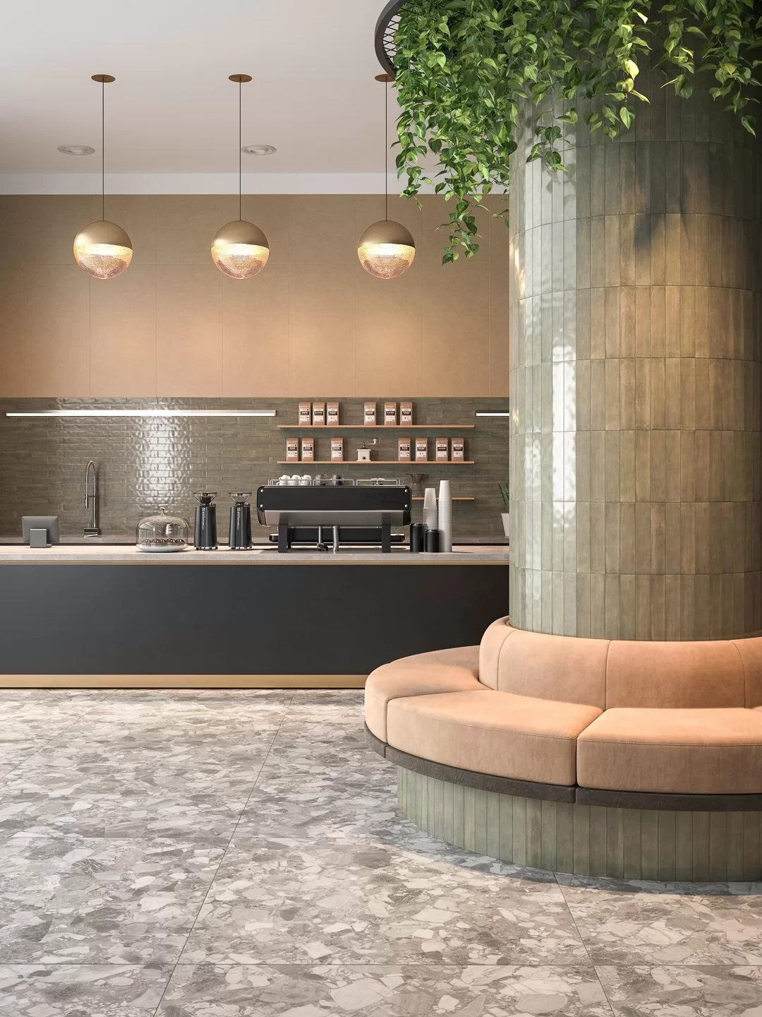 KM6060G0391R20 На пол Чеппо ди Сицилия Серый матовый обрезной 60x60x2 - фото 12