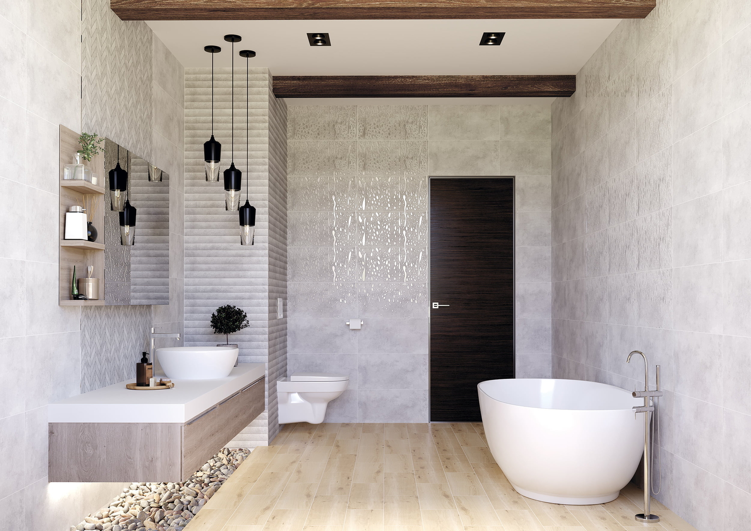 SO4R092 На пол Brooklyn Cерый 42x42 - фото 10