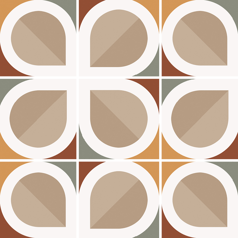 27691 На пол Bauhome Blatt Warm 20х20