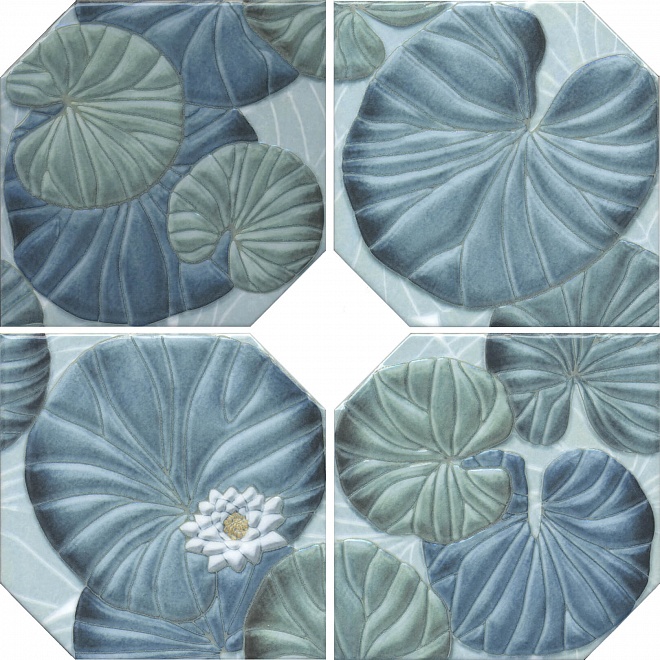 HGD/A248/4x/18000 Панно Монсури Dec. Голубой цветок 30х30